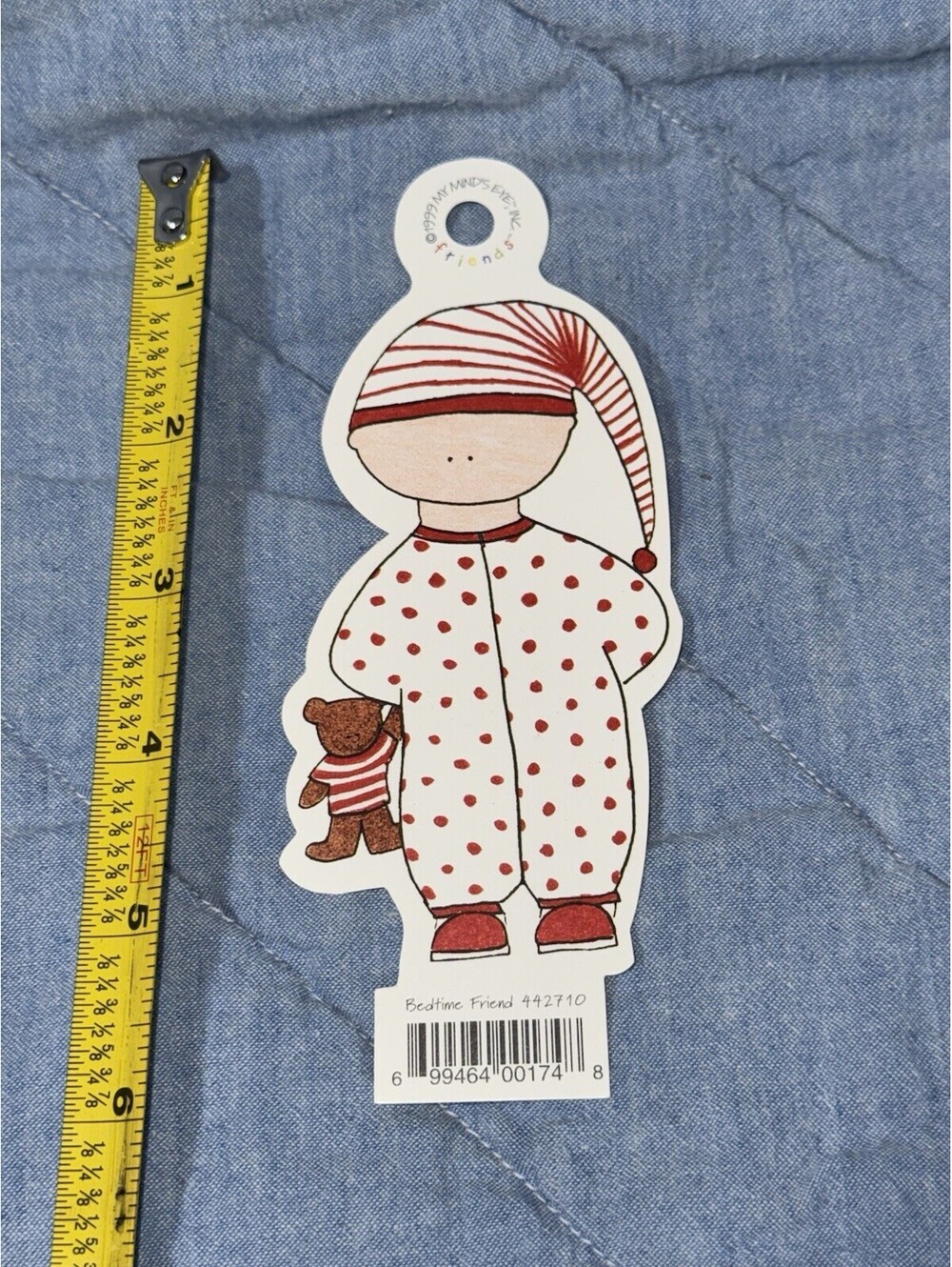 🎅🏻 Scrapbook Die Cut Friends My Minds Eye Bedtime Friend 442710 1999 Rare
